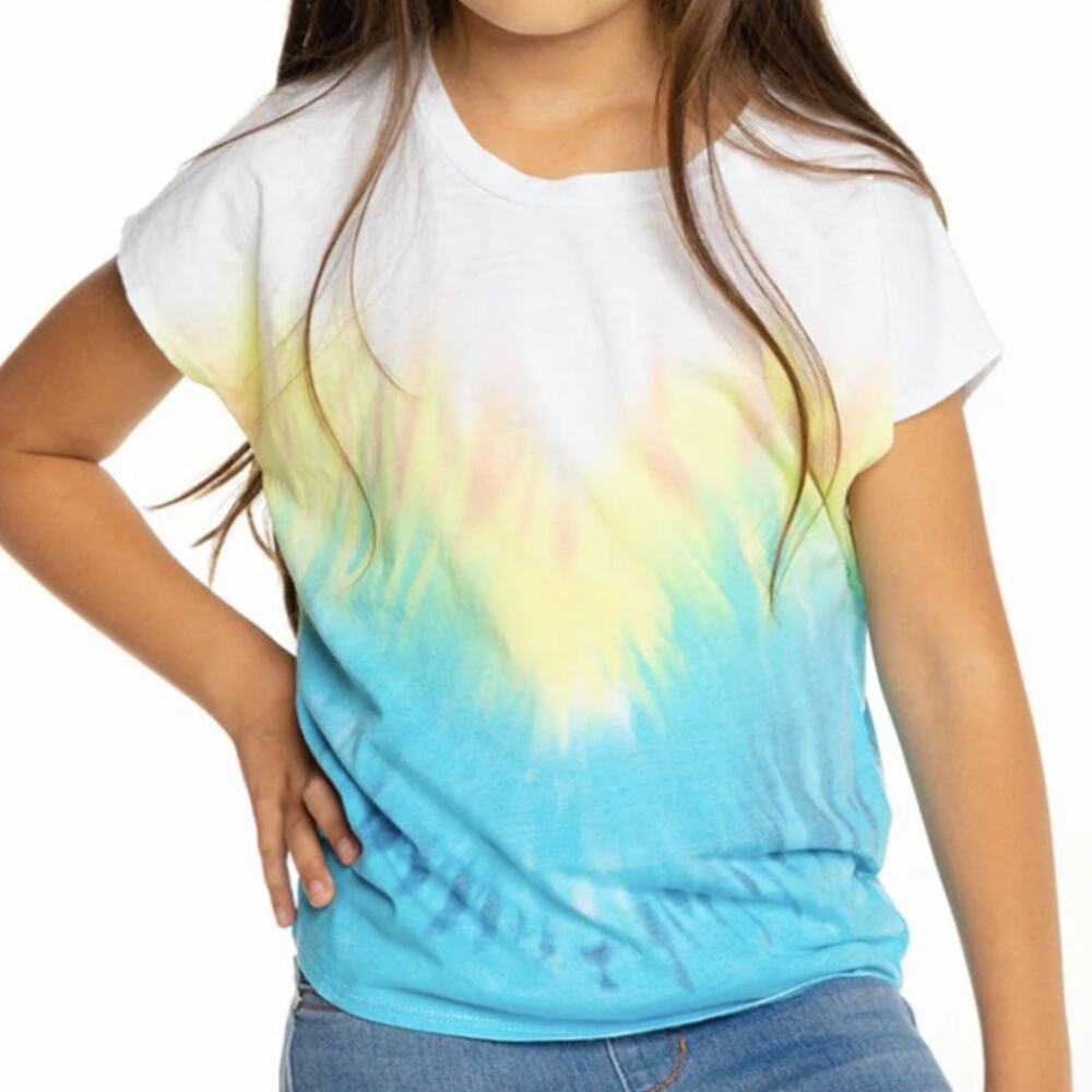 Chaser Shirt Girls 6 Recycled Vintage Jersey Cap Sleeve Vent Back Tee NWOT